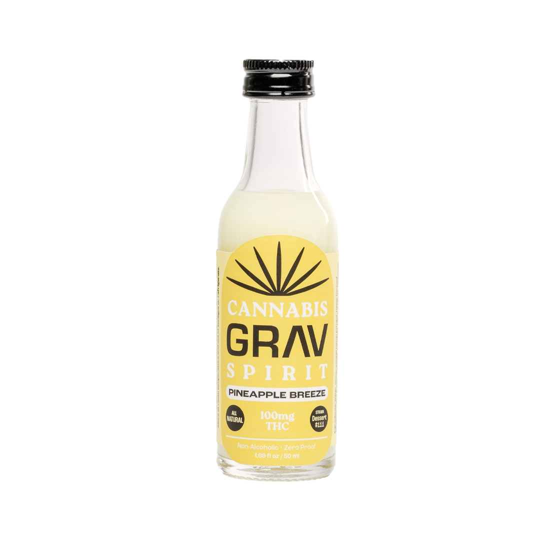 Grav Cannabis Spirit Flavor / 1.69oz / 50ml Pineapple Breeze